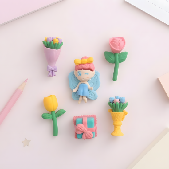 Eraser - 6 Pcs